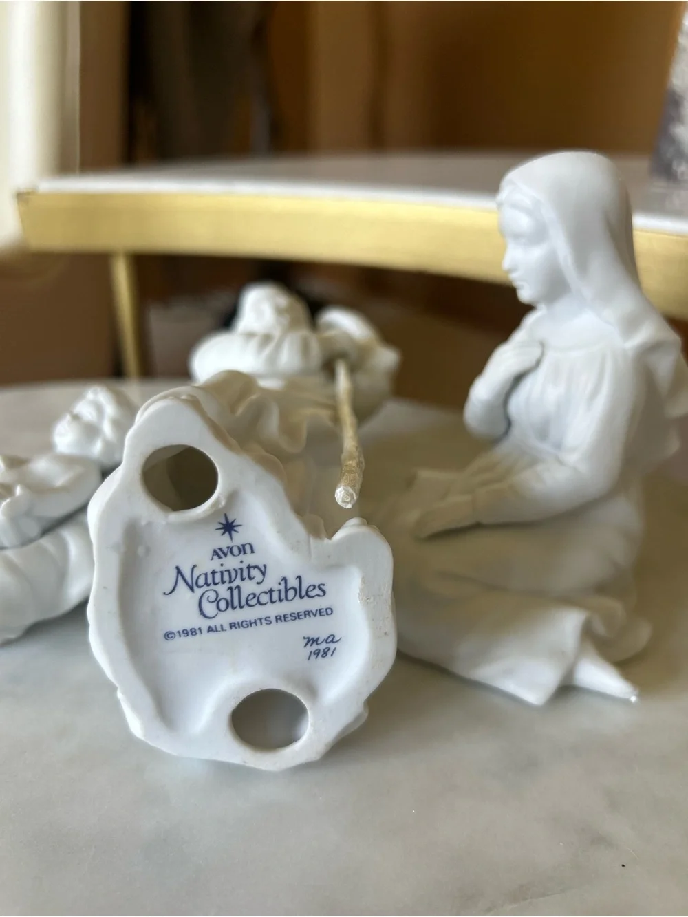 Vintage 1981 Avon Nativity Collectibles “Holy Family”